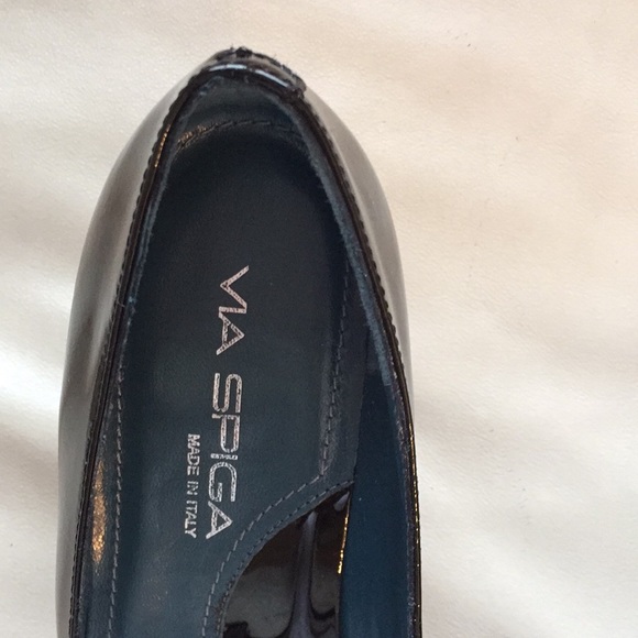 NEW!   VIA SPIGA BLACK PATENT SHOES ❤️ - Picture 4 of 8